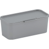 Kis-Kis Divider Low tárolódoboz fedéllel szürke