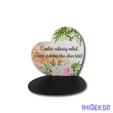  Kis talpas szív 13x12,5cm - Csodás valóság… dekorációs kellék