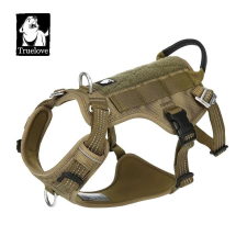  Kisállat-hám, menekülésbiztos, fényvisszaverő, hadseregzöld, XL-mell 81-107 cm nyakörv, póráz, hám kutyáknak