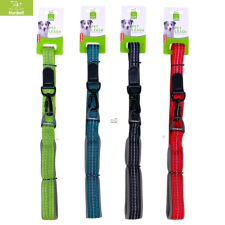  Kisállat kézipóráz robbanásbiztos kanabinerrel-közepes - Fekete nyakörv, póráz, hám kutyáknak