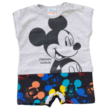 Kisfiú napozó pamut anyagból Mickey egér mintával - 56-os méret rugdalózó