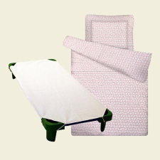  Kismacskás rózsaszín ovis kezdő csomag vízhatlan lepedővel lakástextília