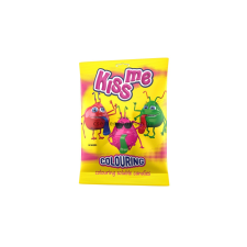 KISS ME Vegyes gyümölcs ízű olvadós nyelvfestő puhacukor 100 g csokoládé és édesség