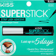 KISS Super Stick 5-Day Extended Wear Strip Lash Adhesive Black műszempilla kellék