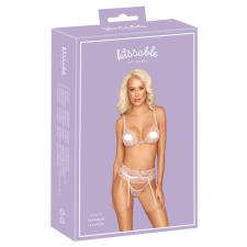 Kissable - csipke fehérnemű szett (pink) fehérnemű szett