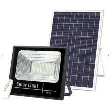  KIT 100w JOLTAN DIMMABLE LED projektor EGYEDI napelemmel és távirányítóval kültéri világítás