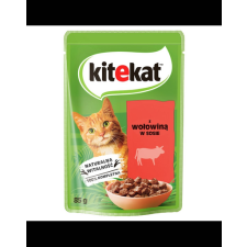 Kitekat Marhahús mártásban 85 g felnőtt macskák számára macskaeledel