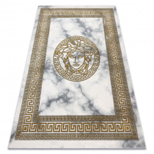  Kizárólagos EMERALD szőnyeg 1011 glamour, medúza görög keret krém / arany 160x220 cm lakástextília