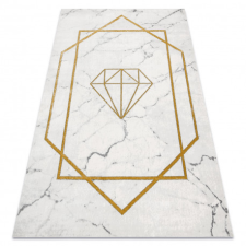 Kizárólagos EMERALD szőnyeg 1019 glamour, elegáns gyémánt, márvány krém / arany 200x290 cm lakástextília