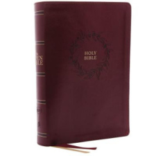  KJV, Open Bible, Leathersoft, Burgundy, Red Letter, Comfort Print – Thomas Nelson idegen nyelvű könyv