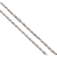  Klasszikus ezüst nyaklánc finom ovális szemekkel nyaklánc