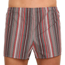  Klasszikus férfi bő szárú boxeralsók Foltýn piros csíkos extra túlméretezve 8XL