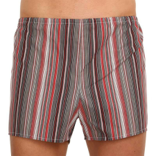 Klasszikus férfi bő szárú boxeralsók Foltýn piros csíkos túlméretes (KN76) 6XL férfi alsó