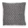  Klasszikus Párnahuzat - Fekete Krisz-Krosz - 40x40cm