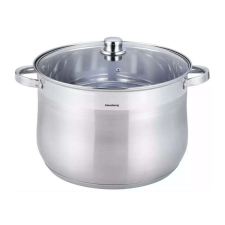 Klausberg fazék 22.4L, Ø34 cm- rozsdamentes acél, edzett üveg fedő (KB-7168) edény