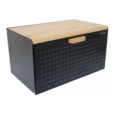 Klausberg Premium kenyértartó - rozsdamentes acél / bambusz (KB-7425) papírárú, csomagoló és tárolóeszköz