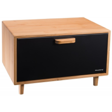 Klausberg Retro kenyértartó - rozsdamentes acél / bambusz (KB-7399) papírárú, csomagoló és tárolóeszköz