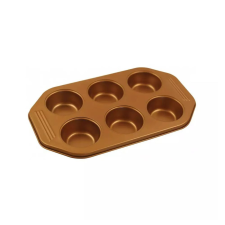 Klausberg tapadásmentes muffin sütőforma 6 darabos (KB-7375) sütés és főzés