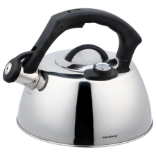 Klausberg teáskanna, sípszóval, hőmérővel, inox, 3L (KB-7370) vízforraló és teáskanna