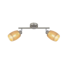 KLAUSEN Blind AP2 nikkel mennyezeti lámpa (KL162001) E14 2 izzós IP20 világítás