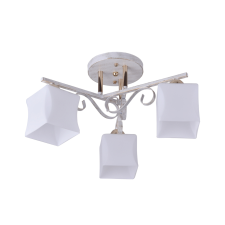 KLAUSEN Bold 3 fehér-arany mennyezeti lámpa (LY-3108) E27 3 izzós IP20 világítás