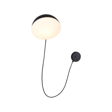 KLAUSEN Crowd AP1 fekete LED fali lámpa (101022) LED 1 izzós IP20 világítás