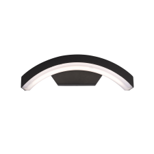 KLAUSEN Delta 3 fekete LED kültéri fali lámpa (KL121038) LED 1 izzós IP54 kültéri világítás