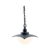 KLAUSEN Derby 7 fekete kültéri függesztett lámpa (KL137000) E27 1 izzós IP44