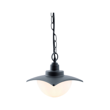 KLAUSEN Derby 7 fekete kültéri függesztett lámpa (KL137000) E27 1 izzós IP44 kültéri világítás