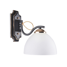 KLAUSEN Eloro AP1 fekete-arany falikar (LY-3199) E27 1 izzós IP20 világítás