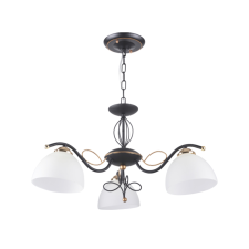 KLAUSEN Eloro SP3 fekete-arany csillár (LY-3244) E27 3 izzós IP20 világítás