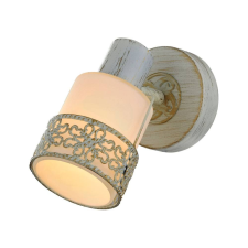 KLAUSEN Fali lámpa, Romantik, KL 9138, 1 x E14, antik fehér + fehér világítás