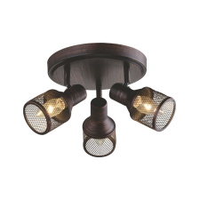 KLAUSEN Flask 3 fekete-barna mennyezeti lámpa (LY-1031) E14 3 izzós IP20 világítás