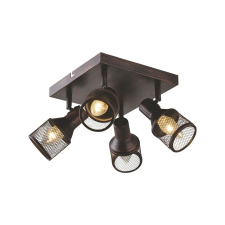 KLAUSEN Flask 4 fekete-barna mennyezeti lámpa (LY-1032) E14 4 izzós IP20 világítás