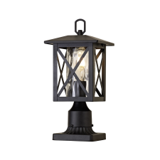 KLAUSEN Hardy 2 fekete kültéri állólámpa (KL138000) E27 1 izzós IP43 kültéri világítás