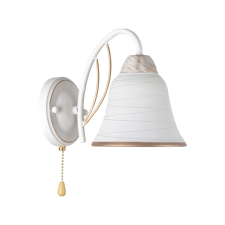 KLAUSEN Kelly AP1 fehér-arany falikar (LY-3268) E27 1 izzós IP20 világítás