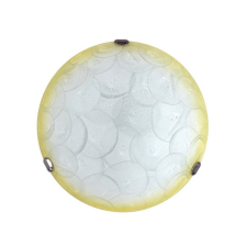 KLAUSEN Lana D400 fehér-sárga mennyezeti lámpa (KL100020) E27 2 izzós IP20 világítás