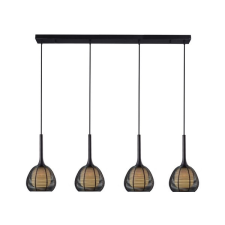 KLAUSEN Nest SP4 fekete függesztett lámpa (114006) E14 4 izzós IP20 világítás