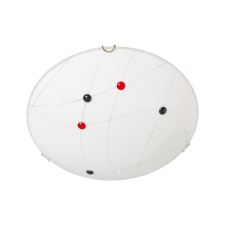 KLAUSEN Venus D300 fehér-króm mennyezeti lámpa (KL5942) E27 1 izzós IP20 világítás