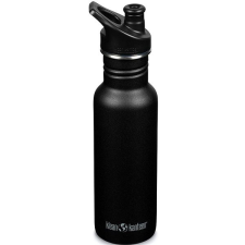 Klean Kanteen Classic Narrow w/Sport Cap, black, 532 ml kulacs, kulacstartó