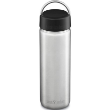 Klean Kanteen Wide w/Wide Loop Cap, brushed stainless, 800 ml kulacs, kulacstartó