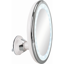 Kleine Wolke LED Mirror kozmetikai tükör 20x20 cm kerek világítással króm 8099127886 fürdőszoba kiegészítő