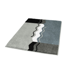 Kleine Wolke Vanessa fürdőszobai szőnyeg platinaszürke 60 cm x 100 cm lakástextília
