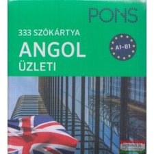 Klett Kiadó PONS Üzleti szókártyák angol nyelvből - 333 szó - üzleti angol szókincs nyelvkönyv, szótár