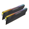 KLEVV URBANE V RGB 32GB 6000MT/s DDR5 CL28 Kit 2db fekete KD5AGUA80-60B280V