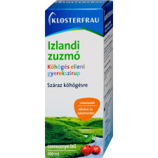 Klosterfrau Izlandi zuzmó köhögés elleni szirup gyermekeknek 100ml vitamin és táplálékkiegészítő