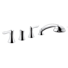  Kludi AMPHORA  kádperemre szerelhető kádtöltő- és zuhany csaptelep, kádtöltő nélkül, króm fürdőkellék