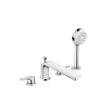 Kludi Kludi Pure&Solid kádkeverő zuhanykészlettel Króm 344230575 csaptelep
