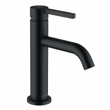 Kludi Nova Fonte 100 mosdócsaptelep szeleppel, matt fekete csaptelep