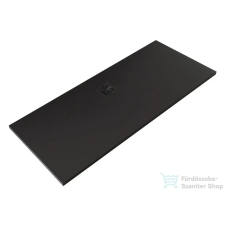 Kludi TERRA 170x70 cm-es RAKSOLID zuhanytálca szifon nélkül, matt fekete 08DW1939 kád, zuhanykabin